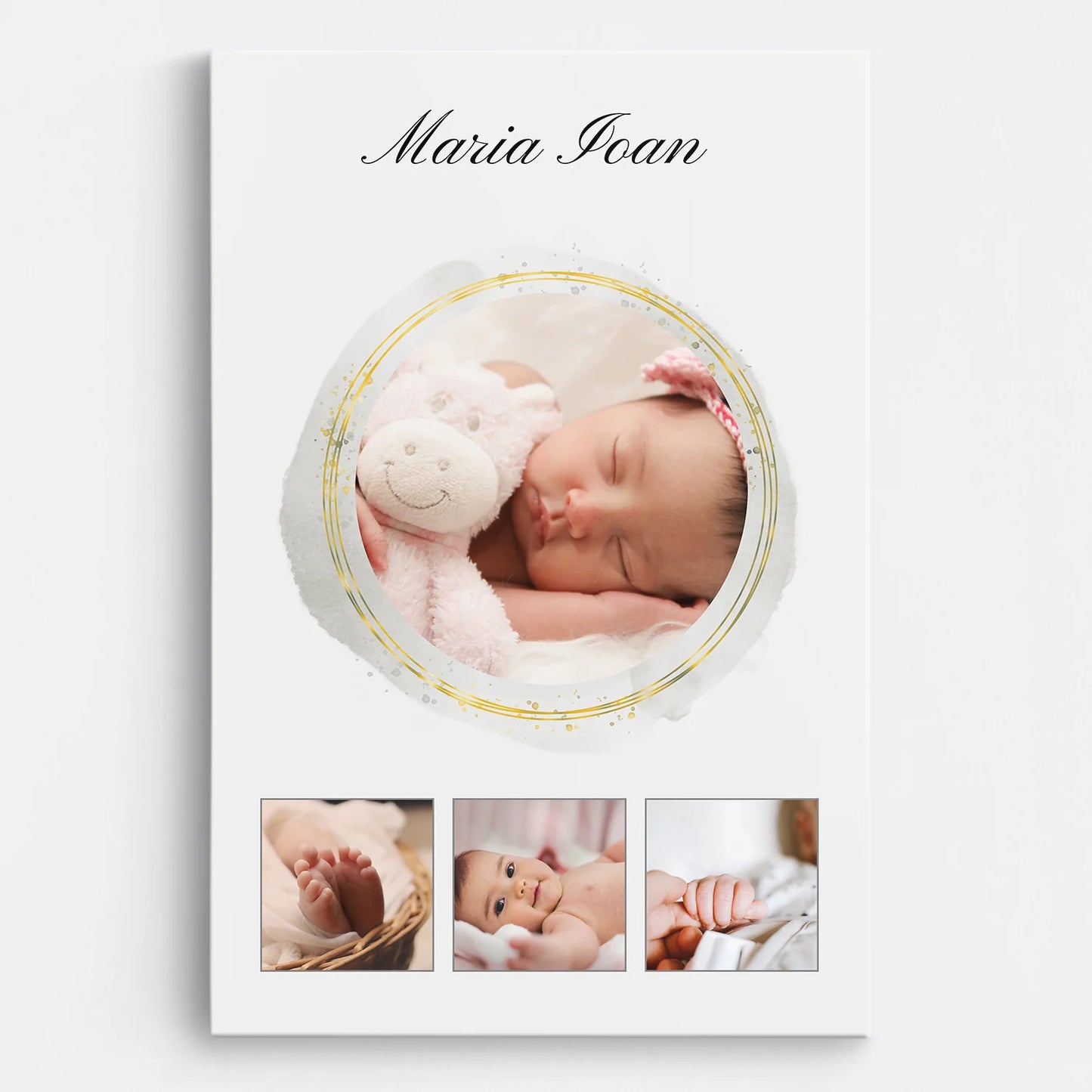 Tablou personalizat bebelusi - 4 poze - WOWCanvas.ro