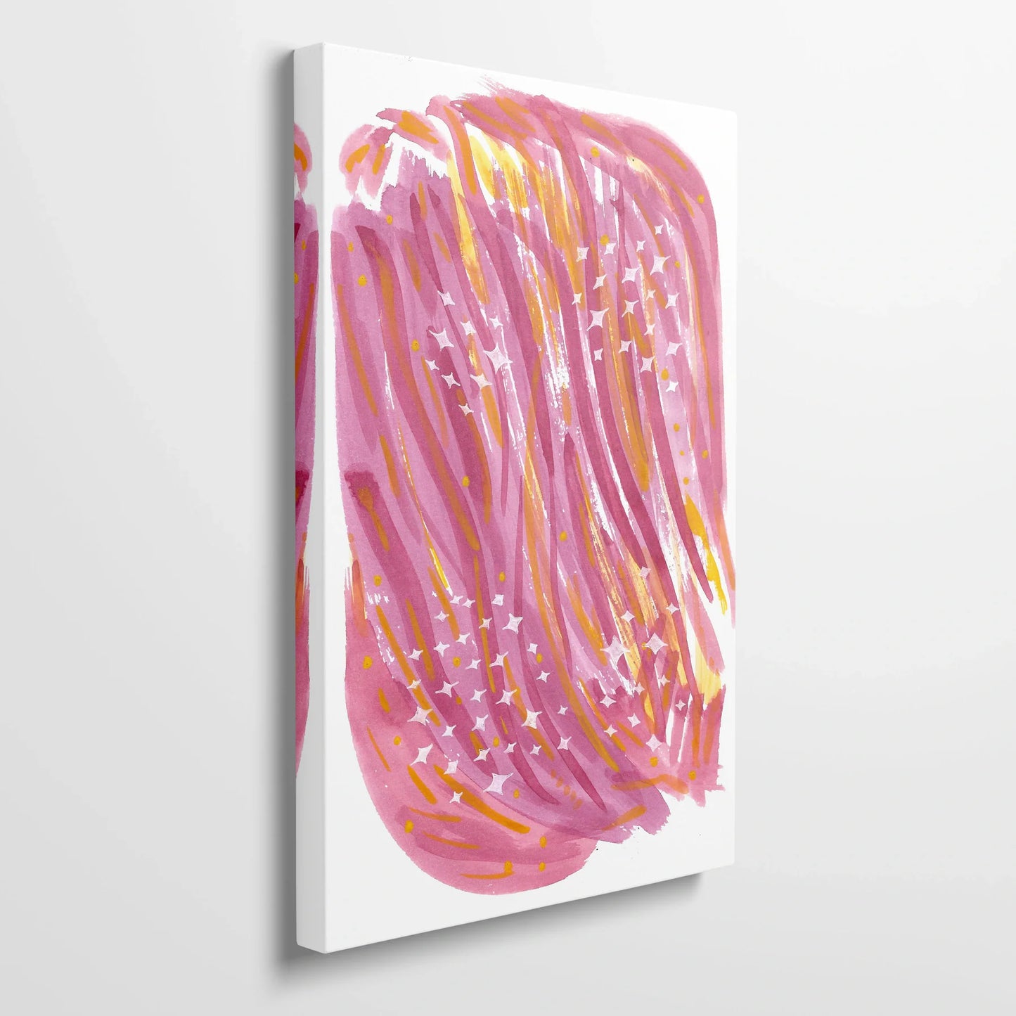 Tablou Abstract - Texturi Colorate și Plăcute 2 - vedere din lateral
