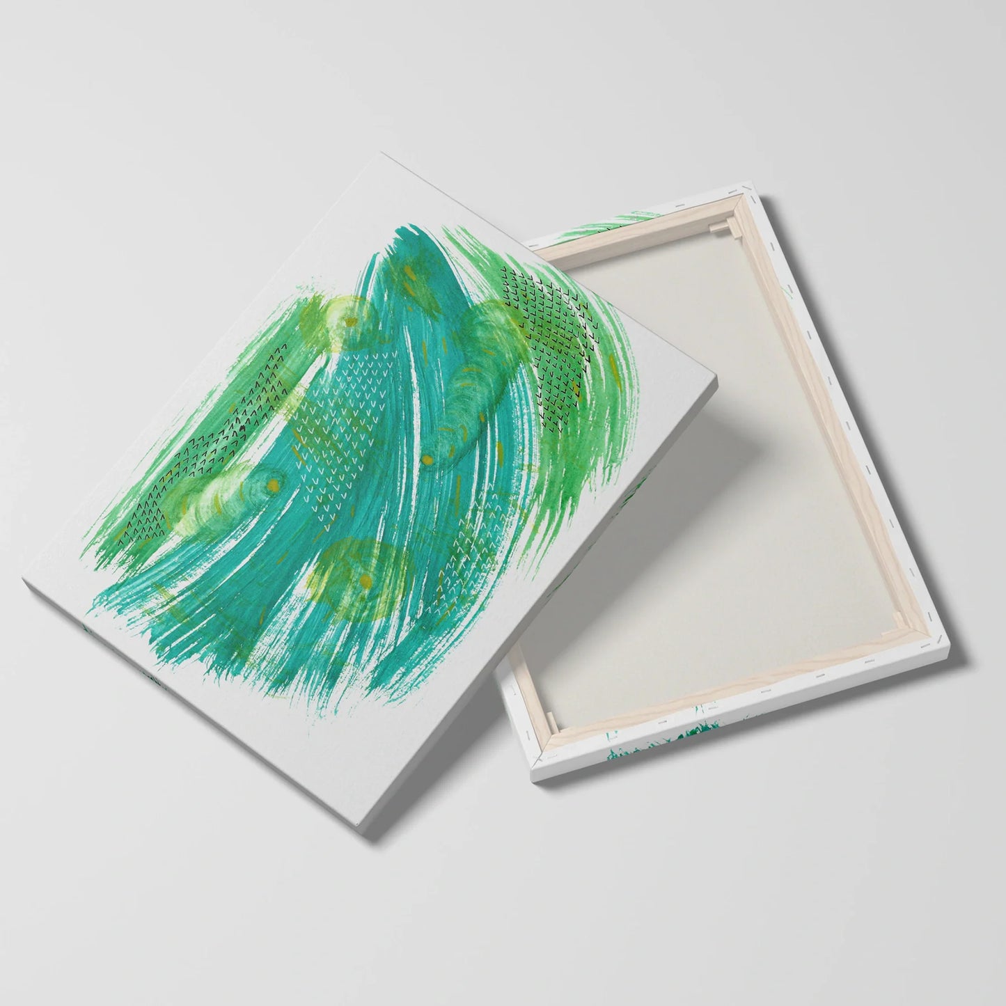 Tablou Abstract - Texturi Acvatice Exprimante