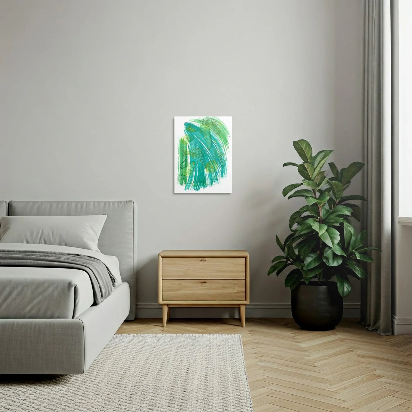 Tablou Abstract - Texturi Acvatice Exprimante