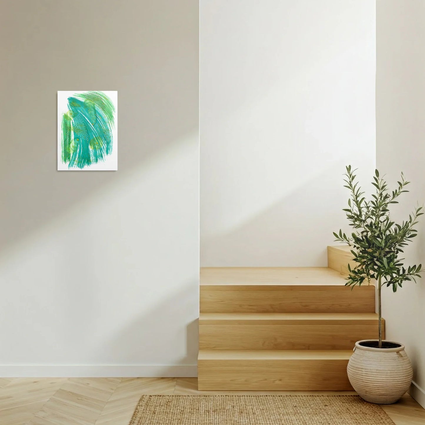 Tablou Abstract - Texturi Acvatice Exprimante