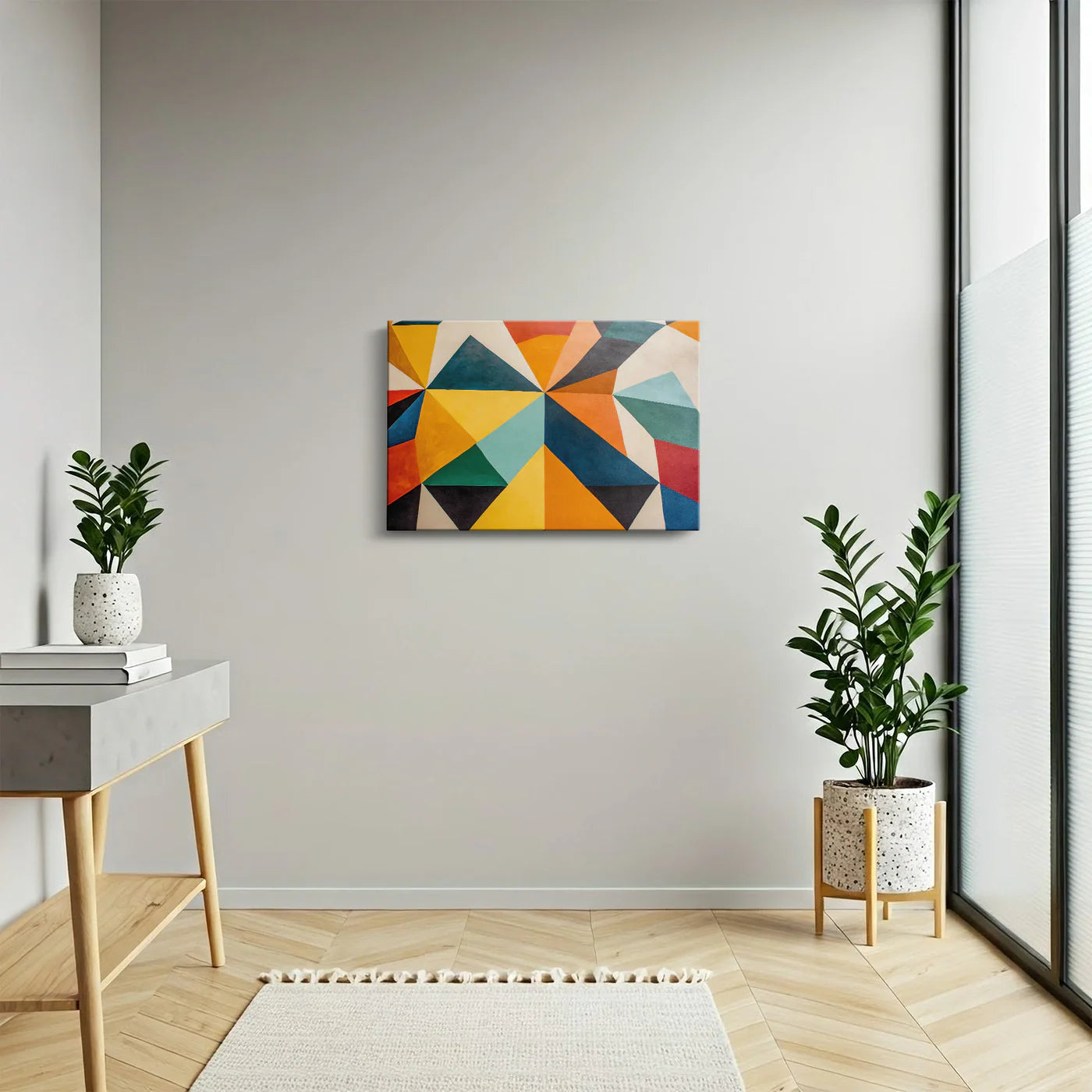 Tablou - Abstract Colorful Geometry Vedere Hol