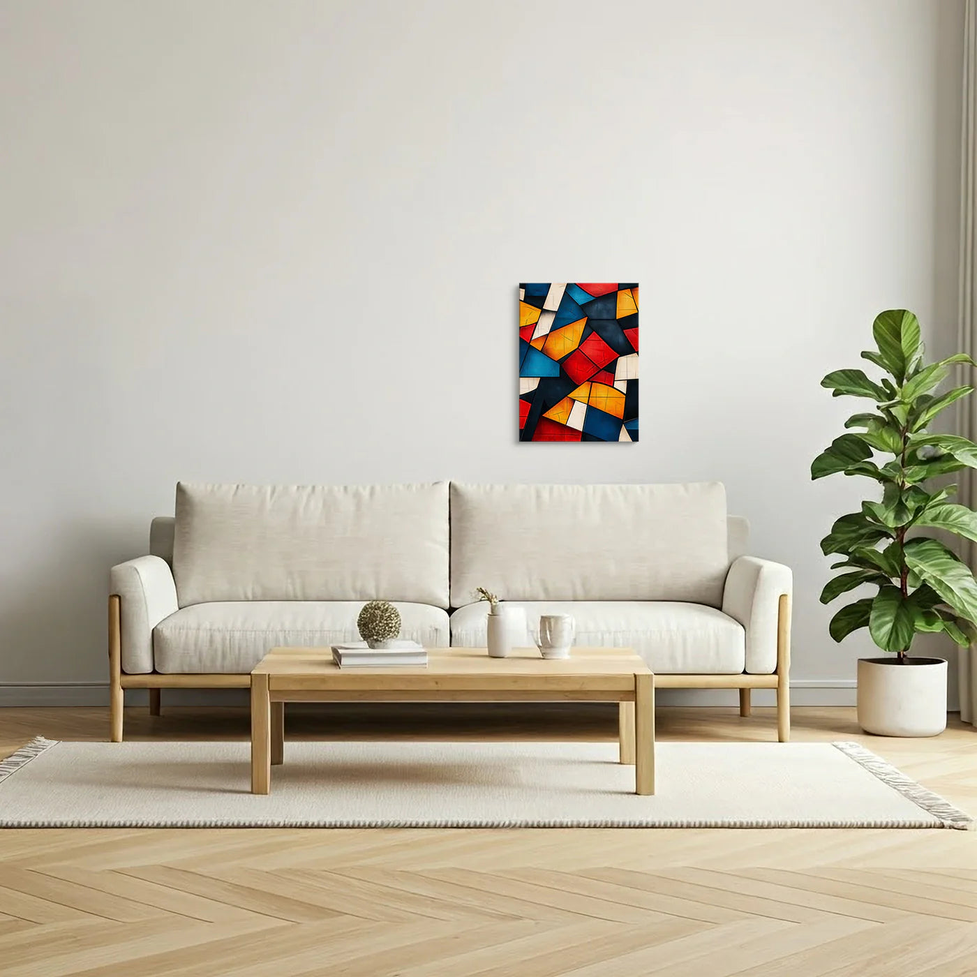 Tablou - Vibrant Geometry Vedere Bucatarie