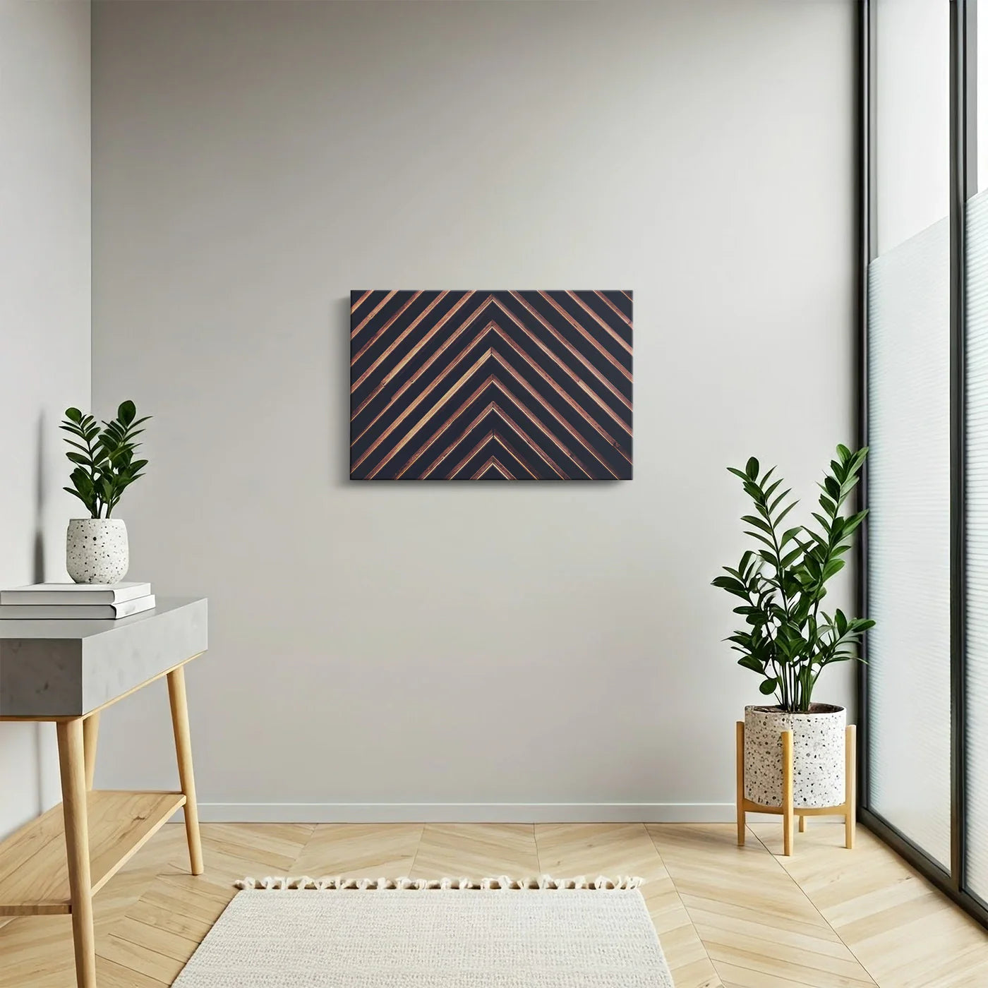 Tablou - Armonie Geometrică Elegantă Vedere Hol