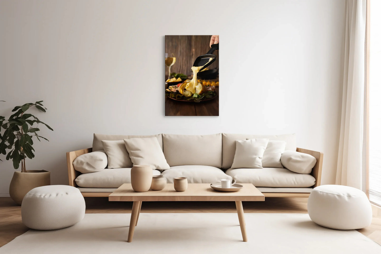 Tablou - Răsfăț Culinar Elegant Vedere Living