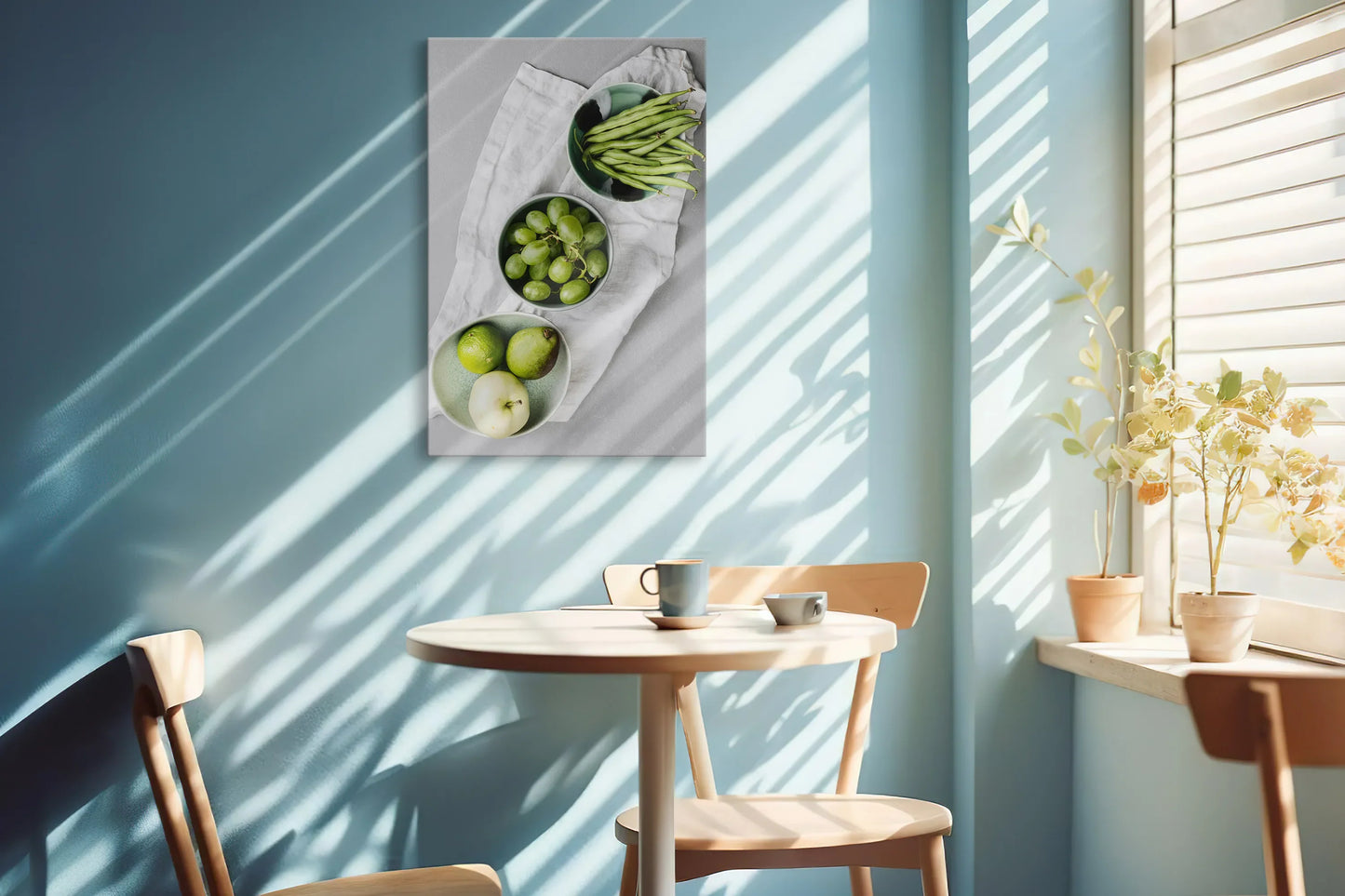 Tablou - Fresh Green Harmony Vedere Bucatarie