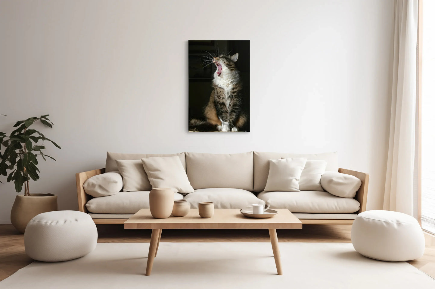 Tablou - Eleganță Felină Vedere Living