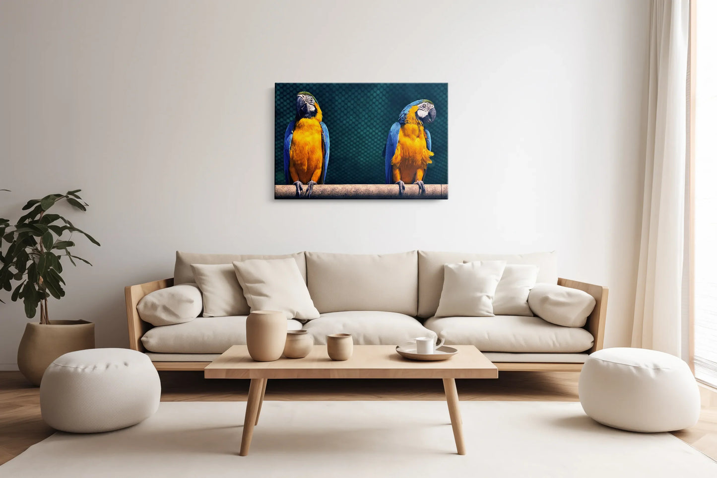 Tablou - Colorful Macaws Vedere Living