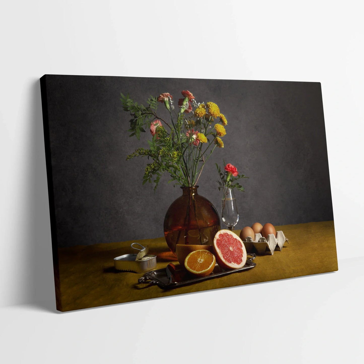 Tablou Flori - Aranjament Floral cu Citrice