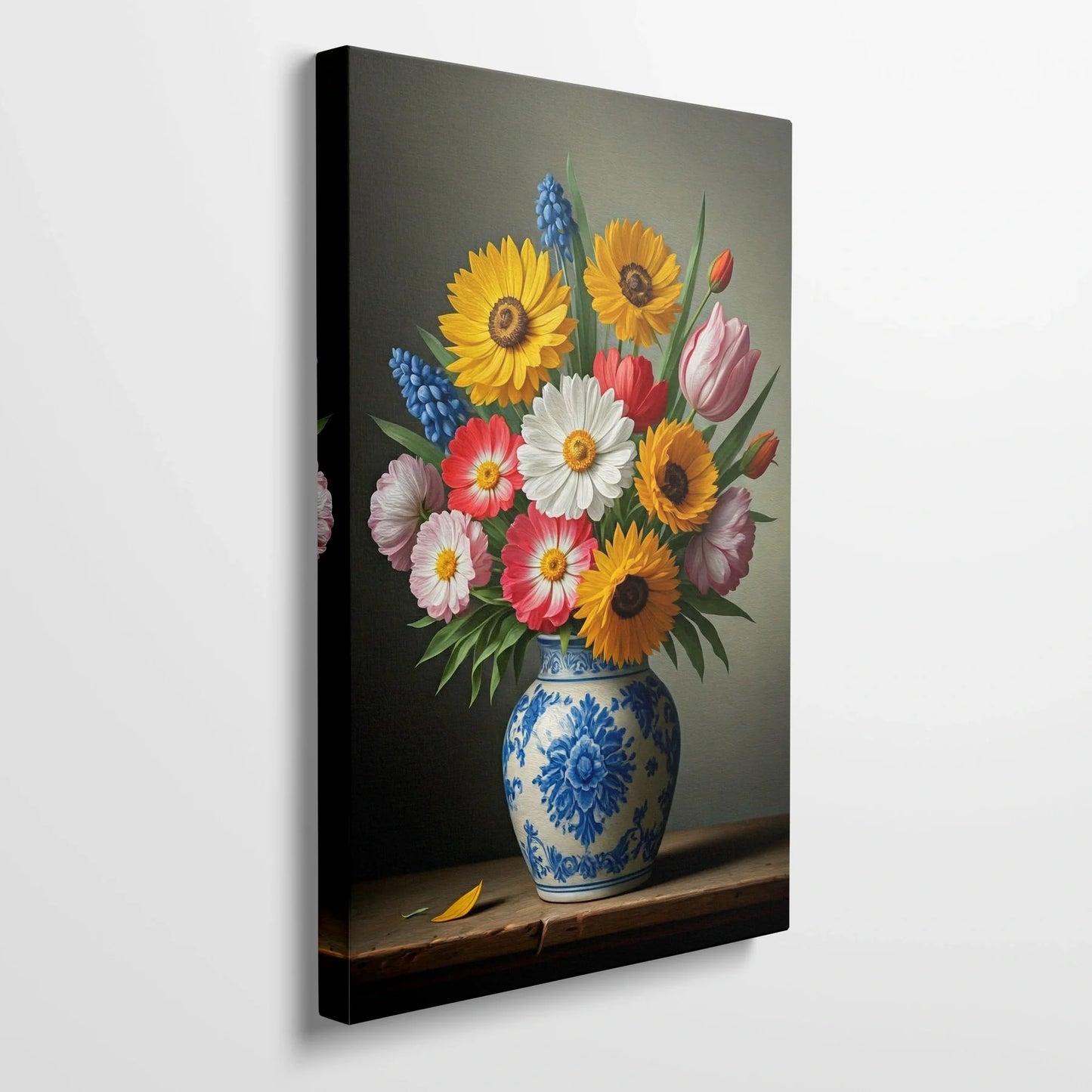 Tablou Flori - Buchet Colorat cu Dimensiuni Mari