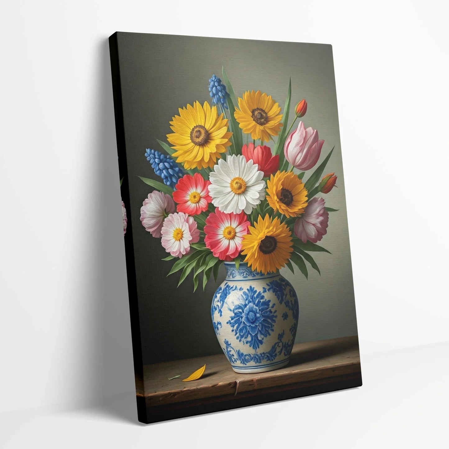 Tablou Flori - Buchet Colorat cu Dimensiuni Mari