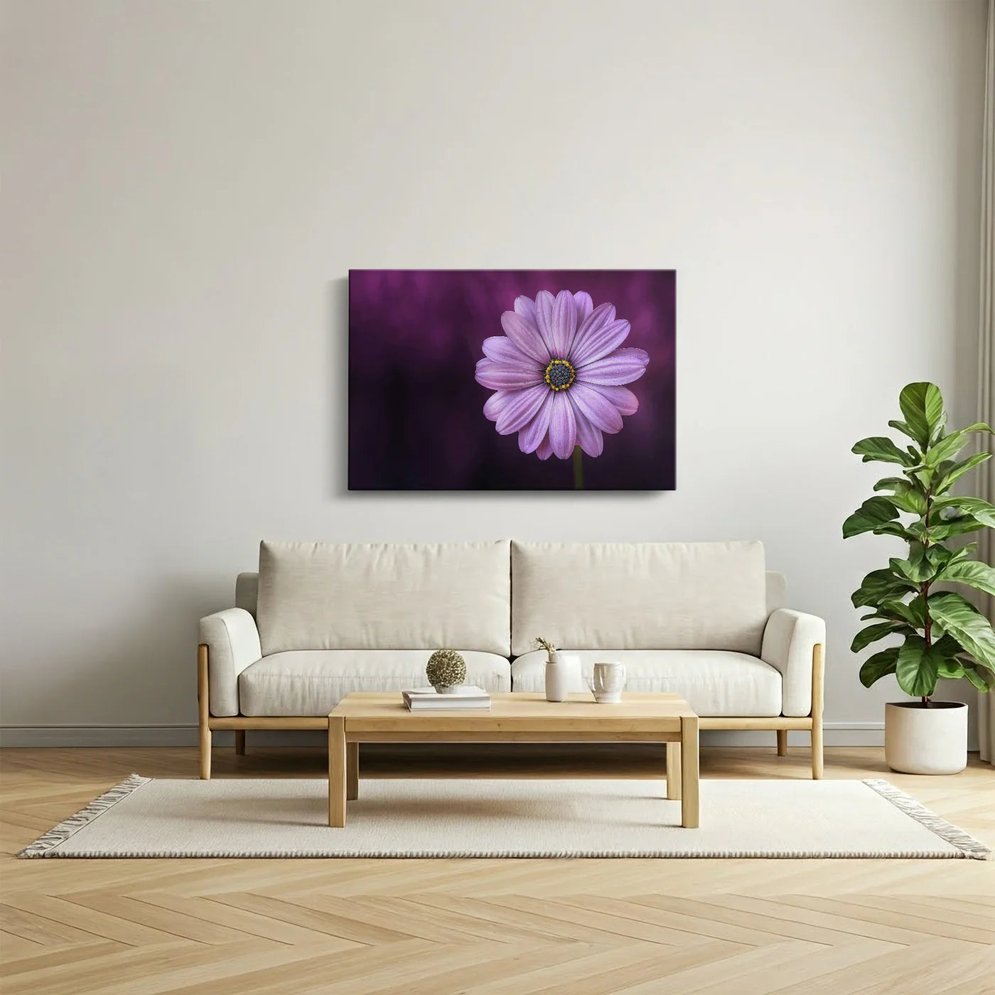 Tablou - Eleganță Florală Delicată Vedere Bucatarie