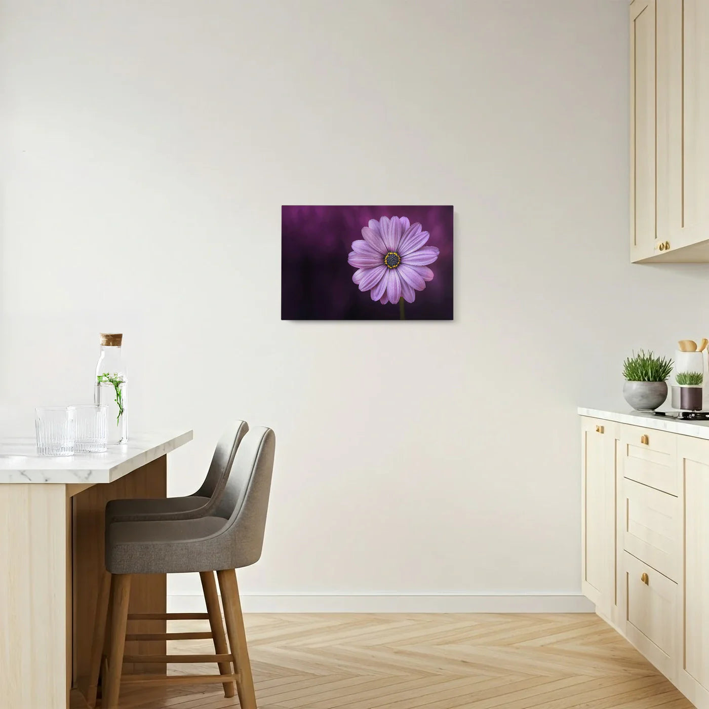 Tablou - Eleganță Florală Delicată Vedere Colt