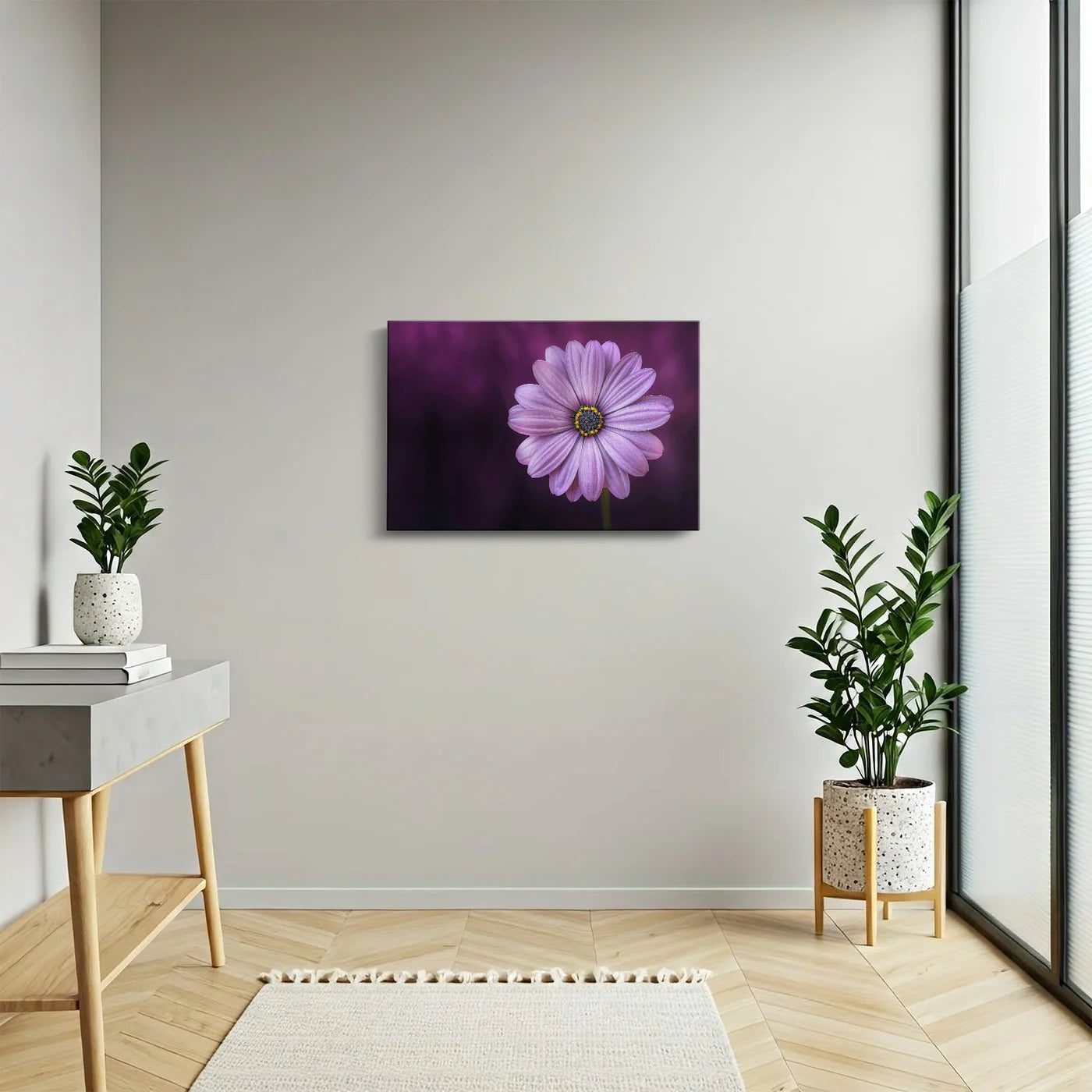 Tablou - Eleganță Florală Delicată Vedere Hol