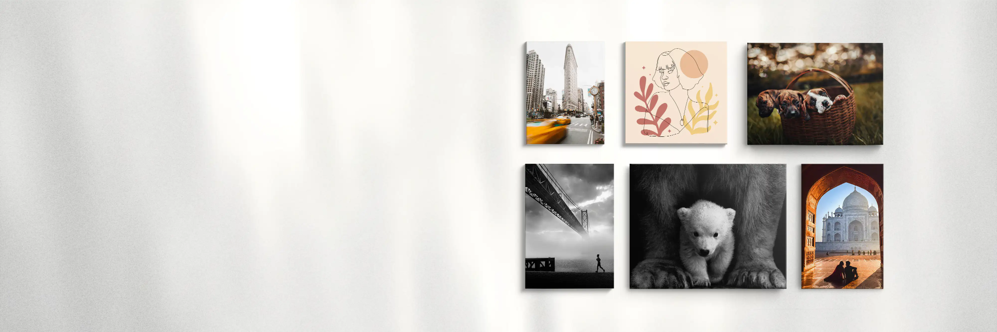 Galerie 6 Tablouri canvas pe perete