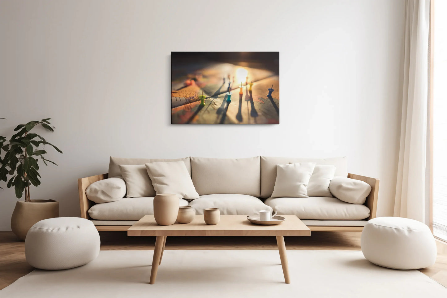 Tablou - Explorarea Culoarelor Vedere Living