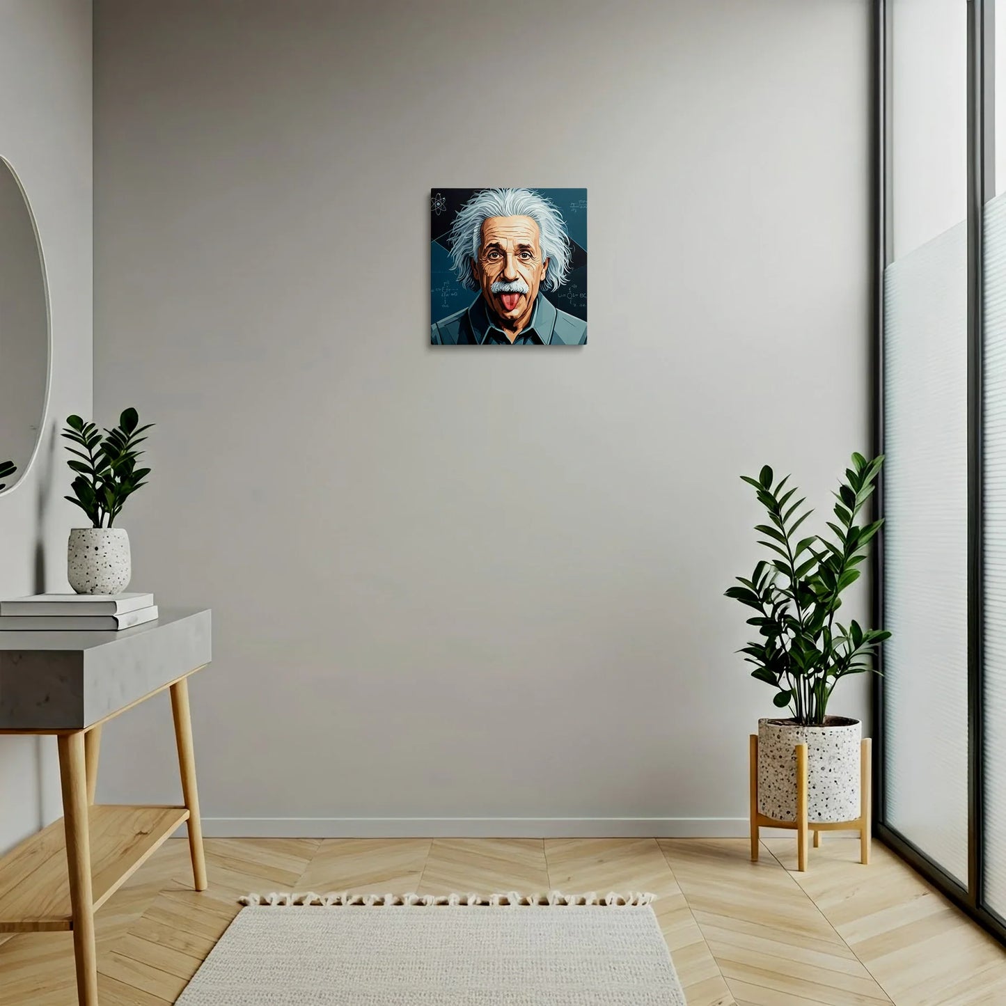 Tablou Modern - Albert Einstein Cubist - vedere hol
