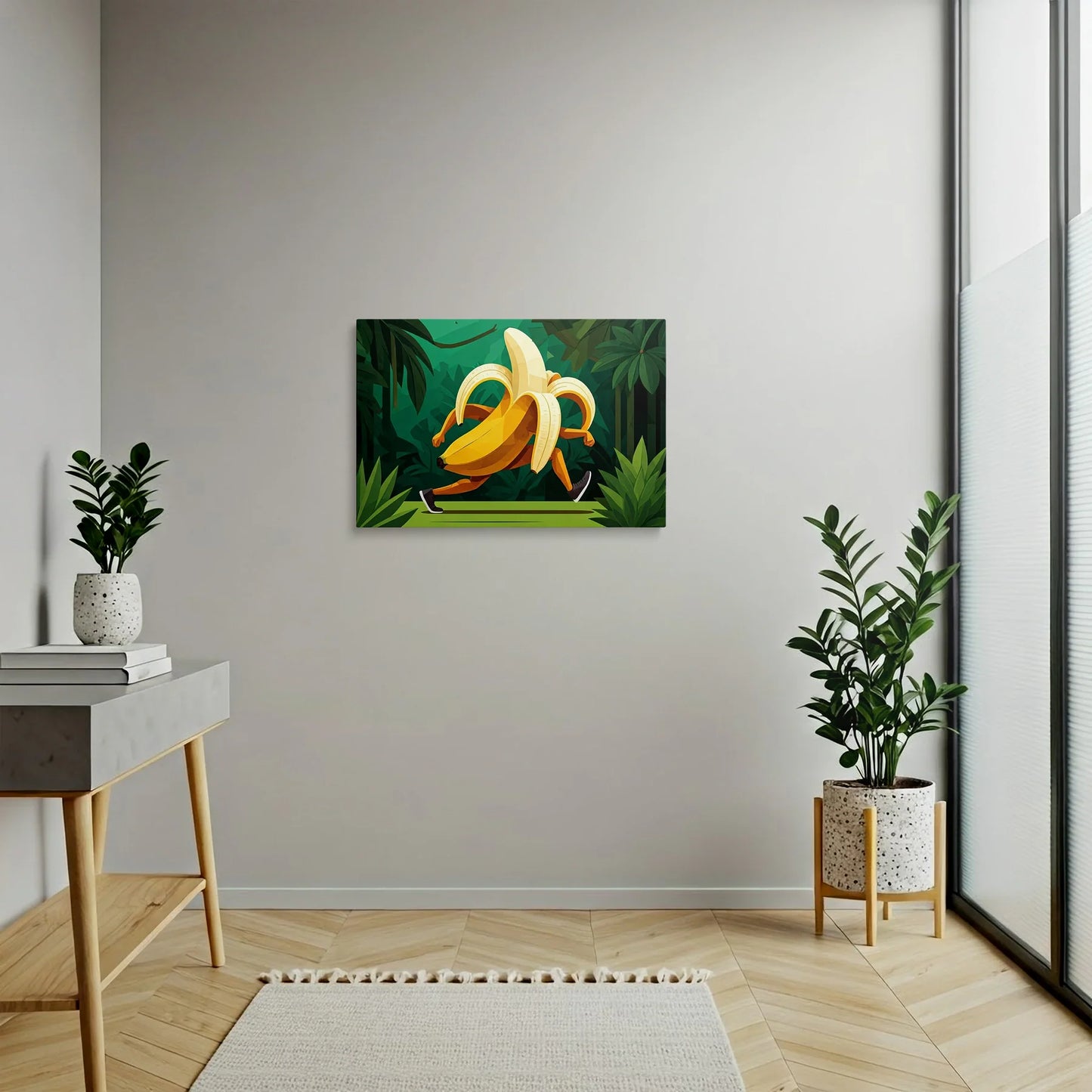 Tablou Modern - Banana Expresivă - vedere hol