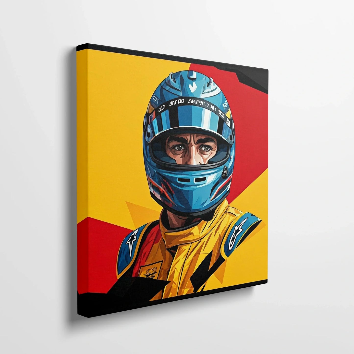 Tablou Modern - Portret Colorat Din Formula 1