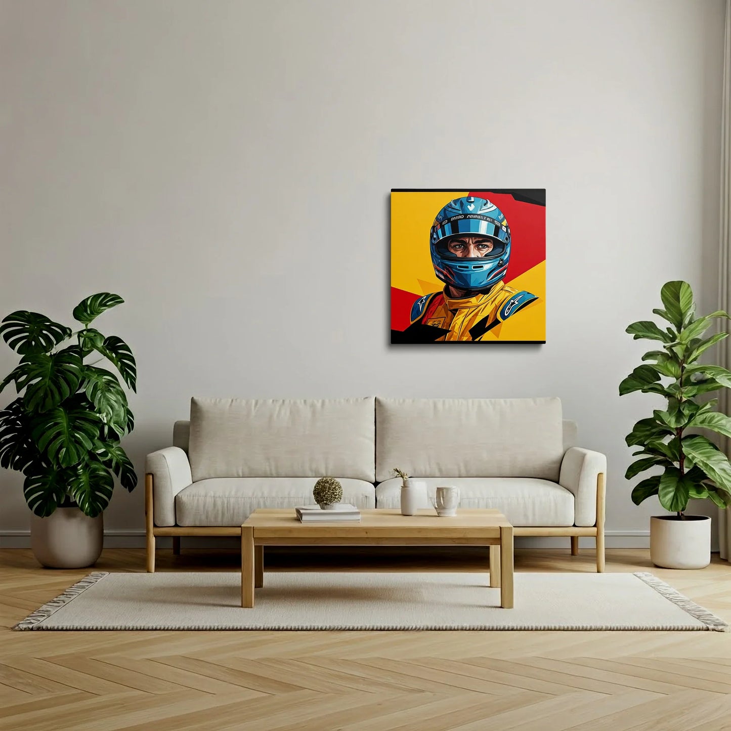 Tablou Modern - Portret Colorat Din Formula 1