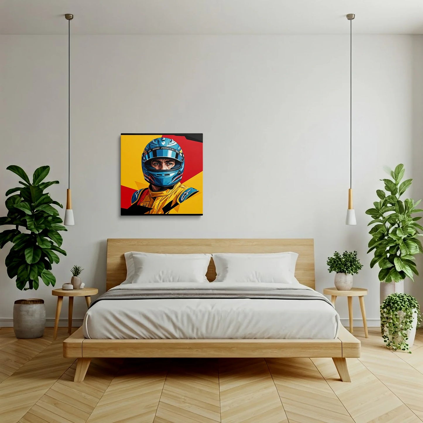 Tablou Modern - Portret Colorat Din Formula 1