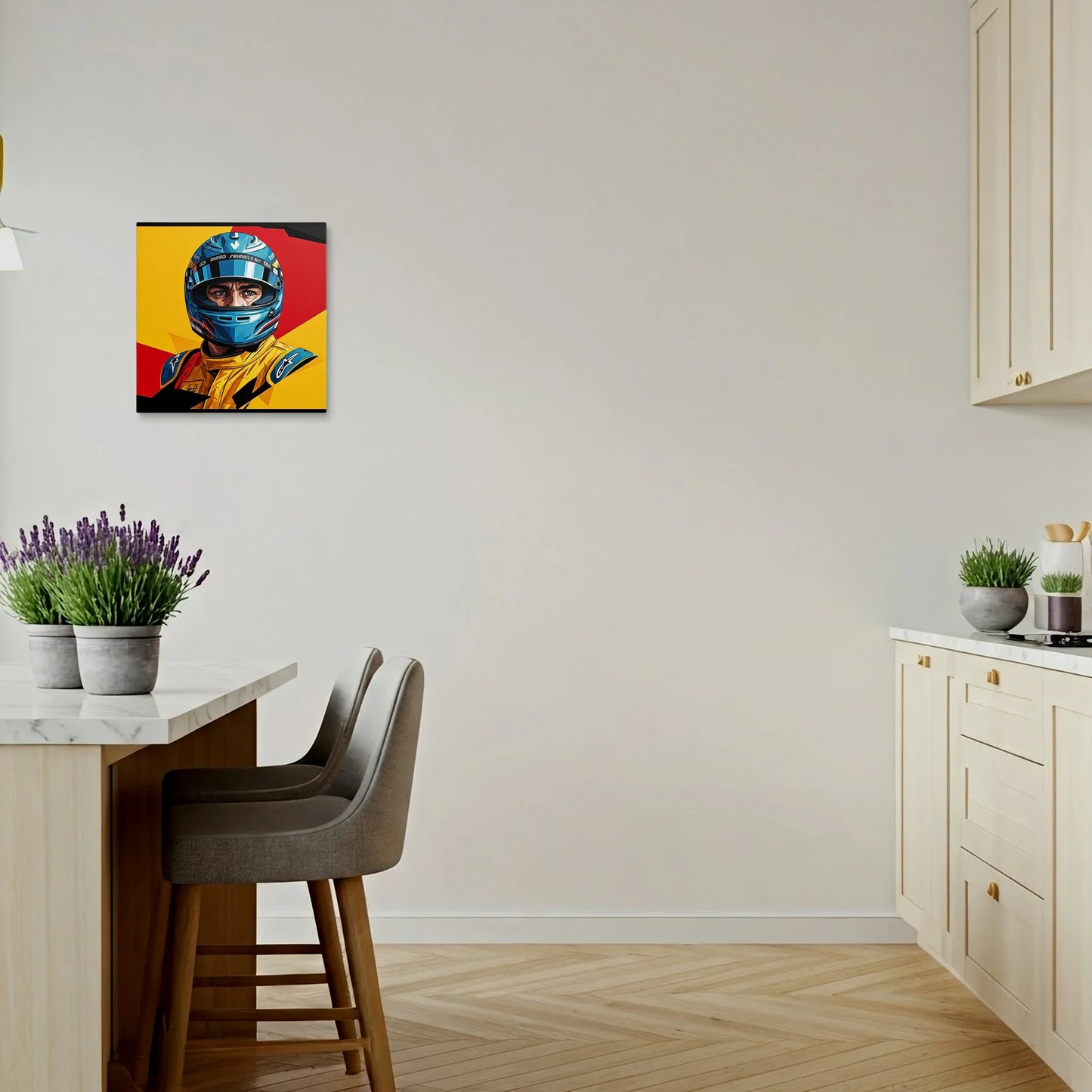 Tablou Modern - Portret Colorat Din Formula 1