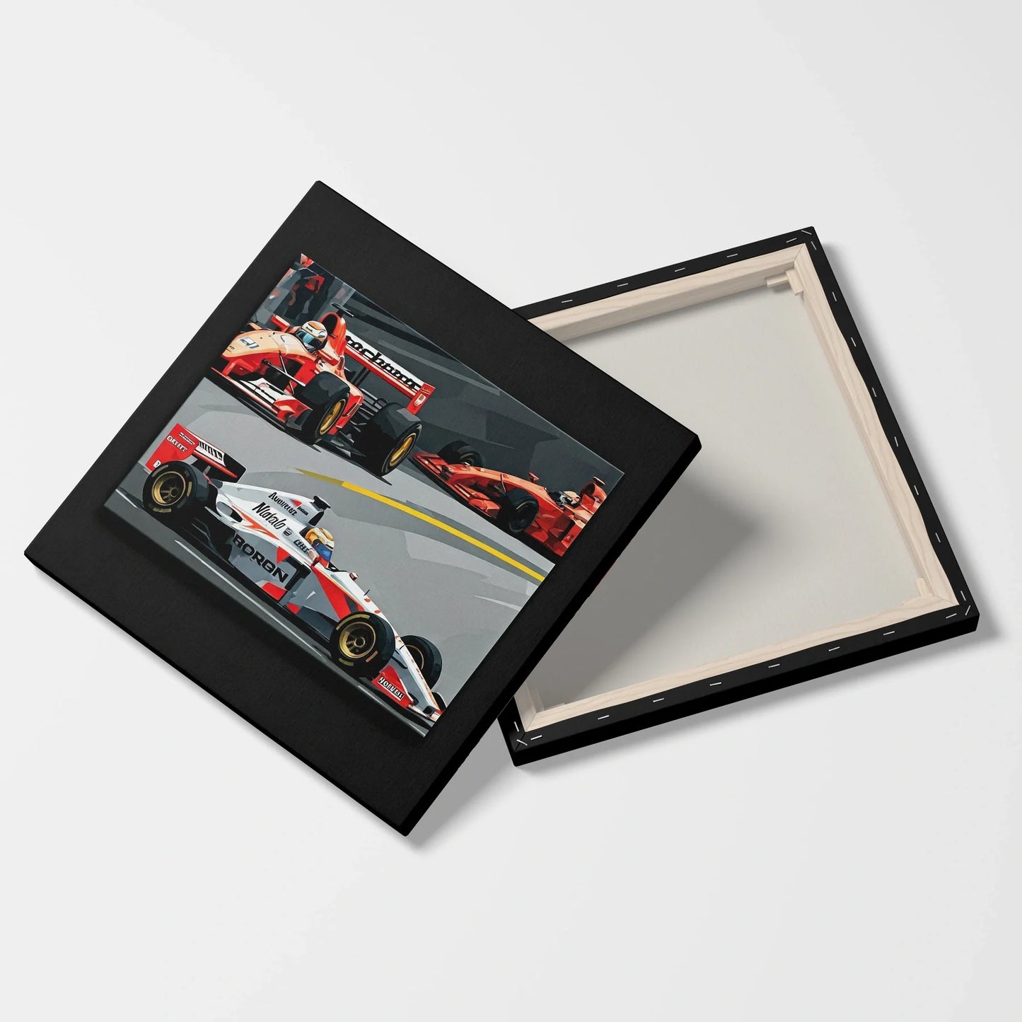 Tablou Modern - Lupta Iconică Din Formula 1