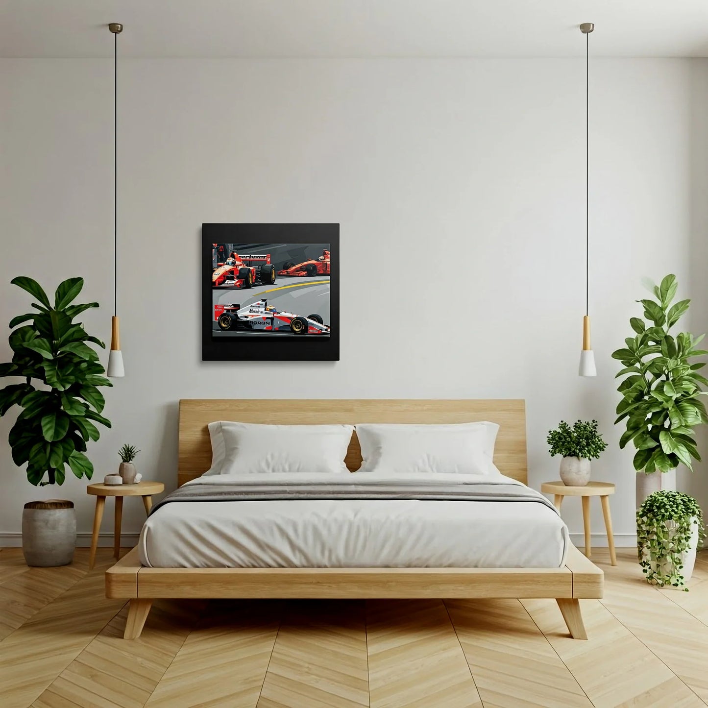 Tablou Modern - Lupta Iconică Din Formula 1
