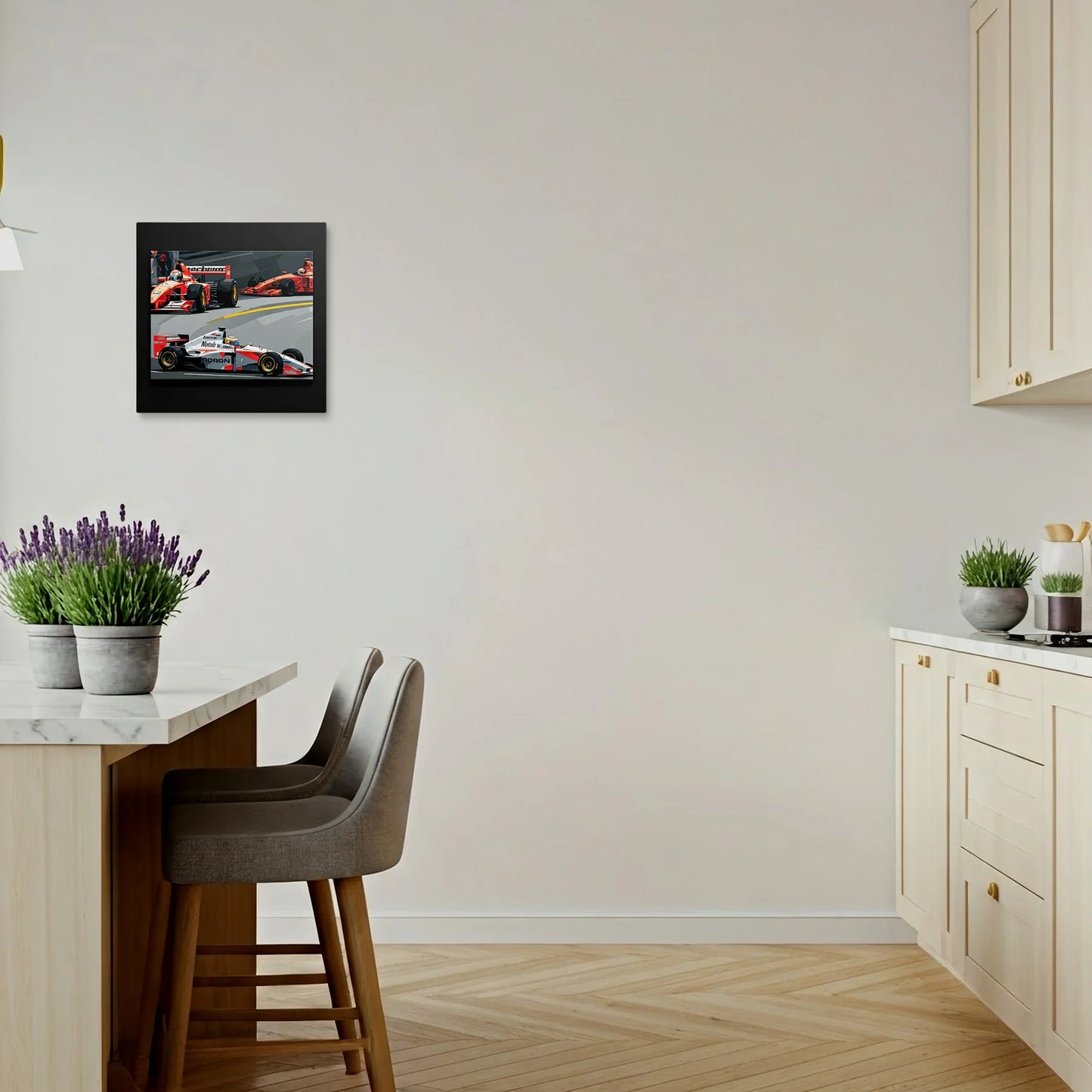 Tablou Modern - Lupta Iconică Din Formula 1