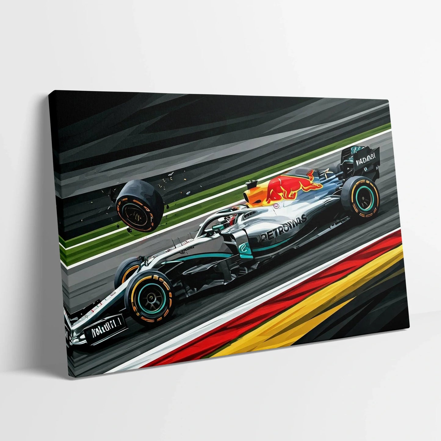 Tablou Modern - Incident în Formula 1