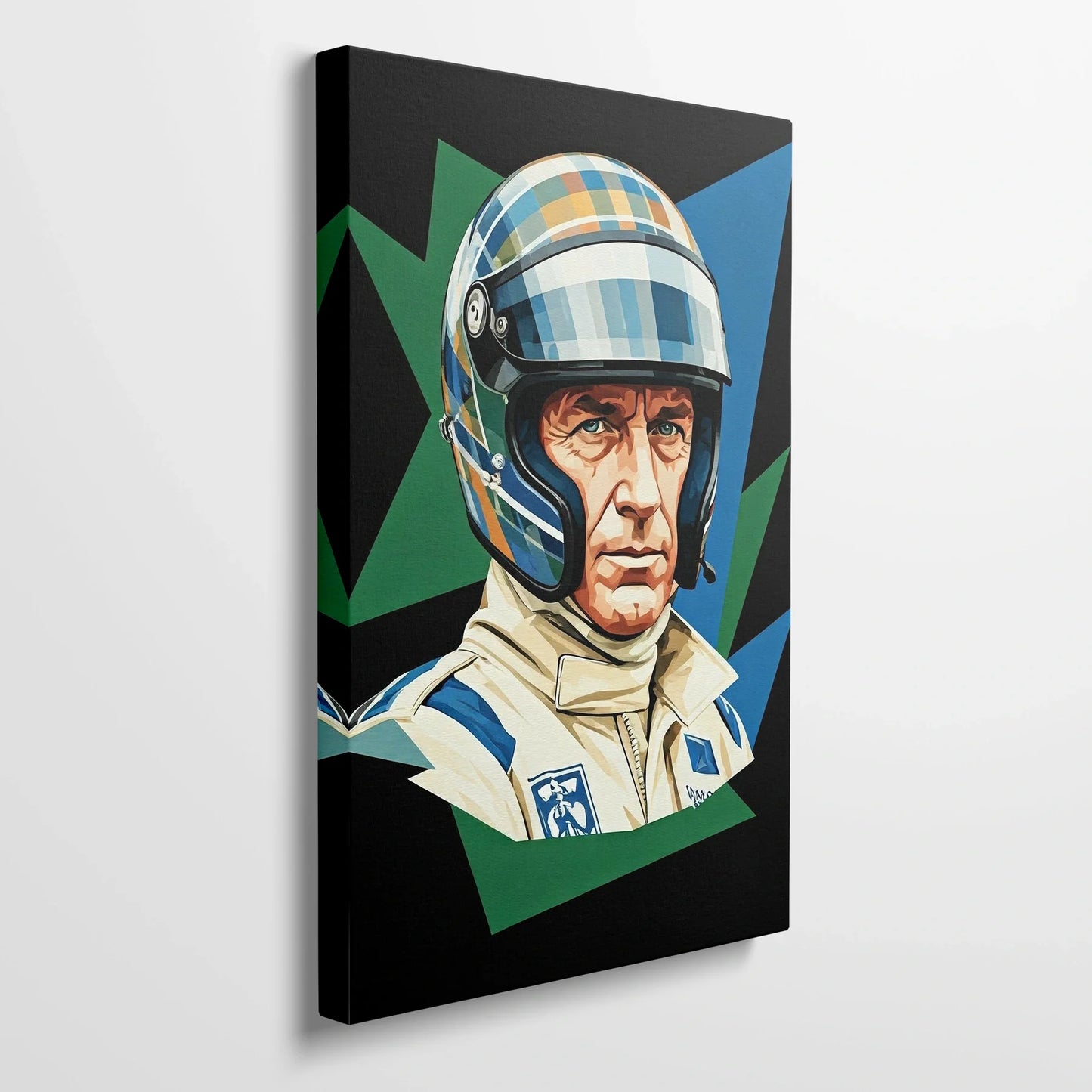 Tablou Modern - Portret Cubist de Formula 1 (2)