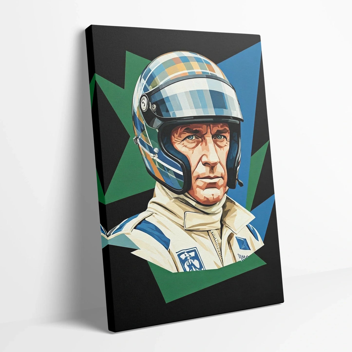 Tablou Modern - Portret Cubist de Formula 1 (2)