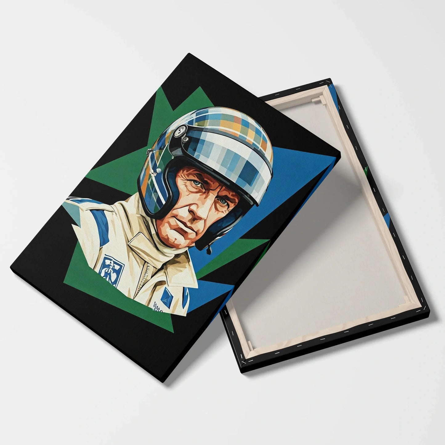 Tablou Modern - Portret Cubist de Formula 1 (2)