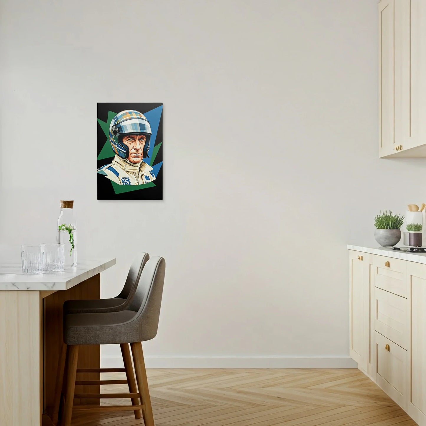Tablou Modern - Portret Cubist de Formula 1 (2)
