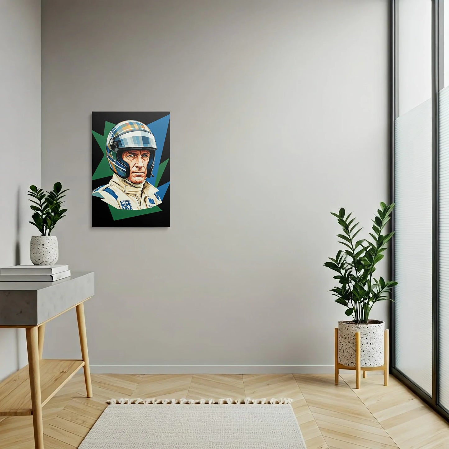 Tablou Modern - Portret Geometric Al Unui Campion