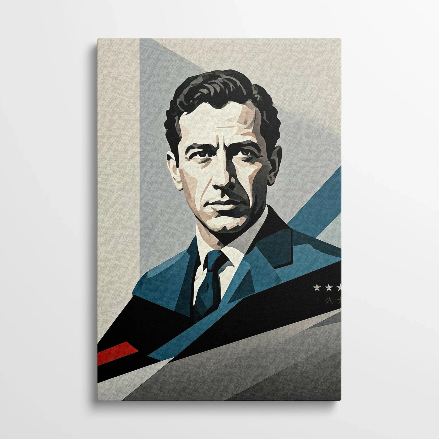 Tablou Modern - Portret Cubist Al Unui Legendar Autor de Curse