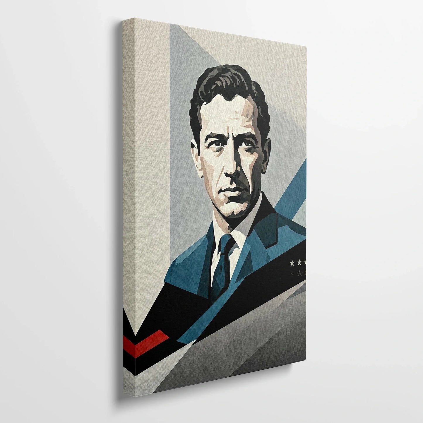 Tablou Modern - Portret Cubist Al Unui Legendar Autor de Curse