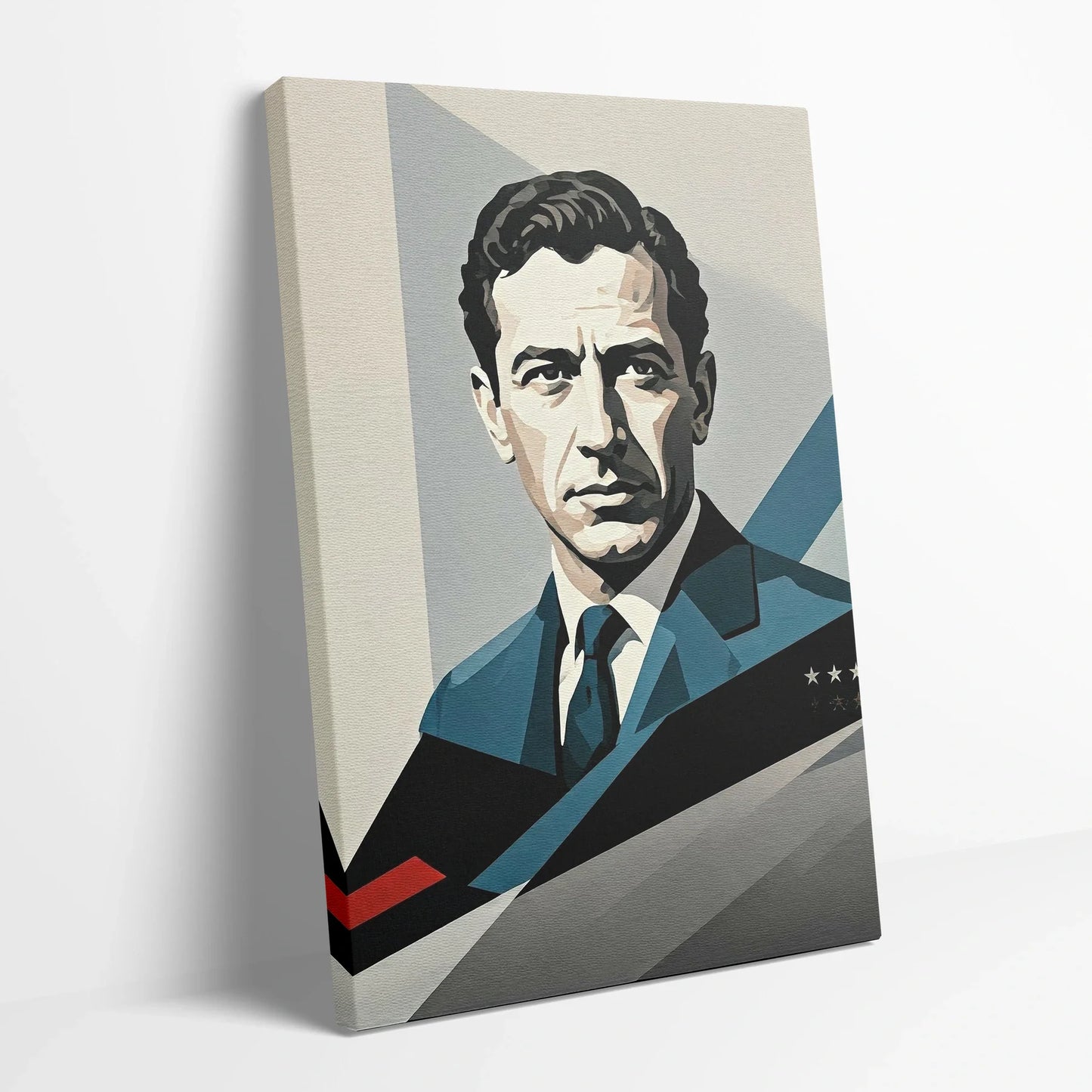 Tablou Modern - Portret Cubist Juan Manuel Fangio