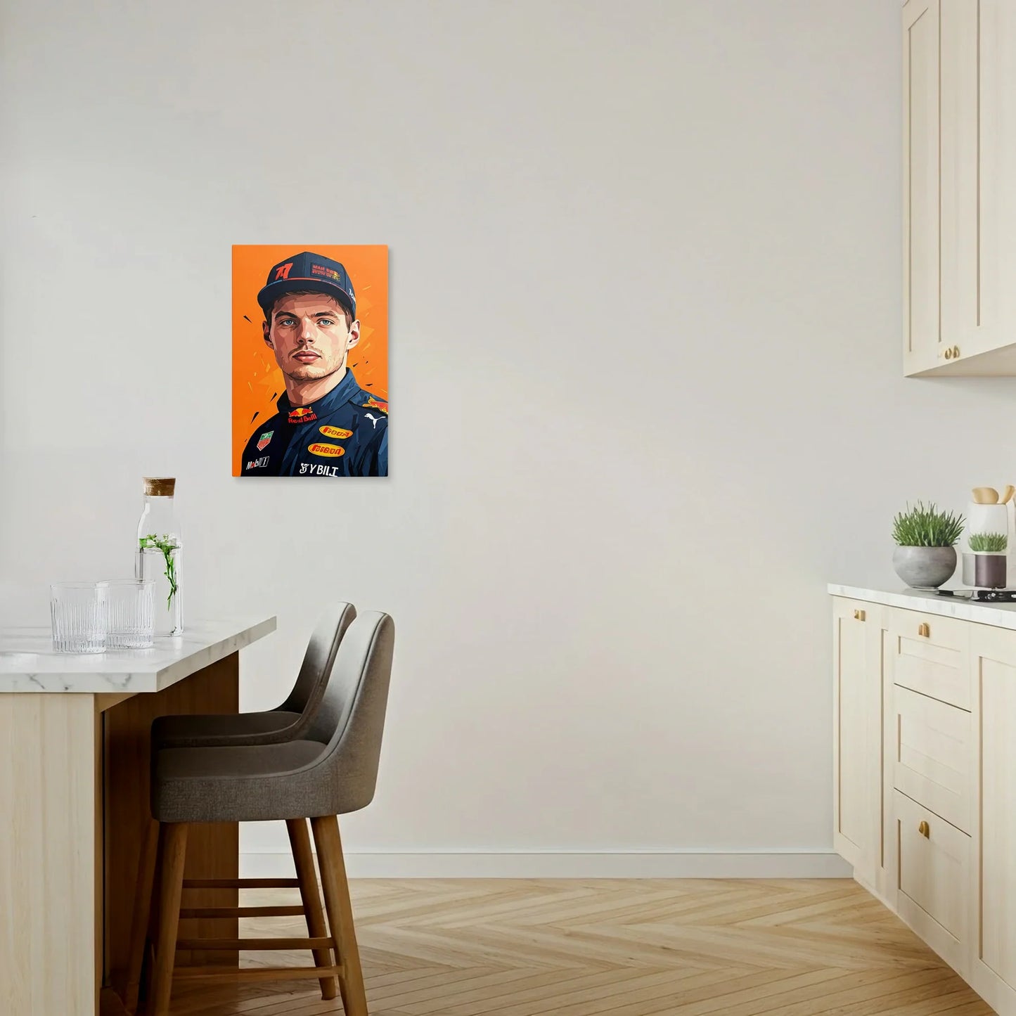 Tablou Modern - Portret Cubist de Formula 1