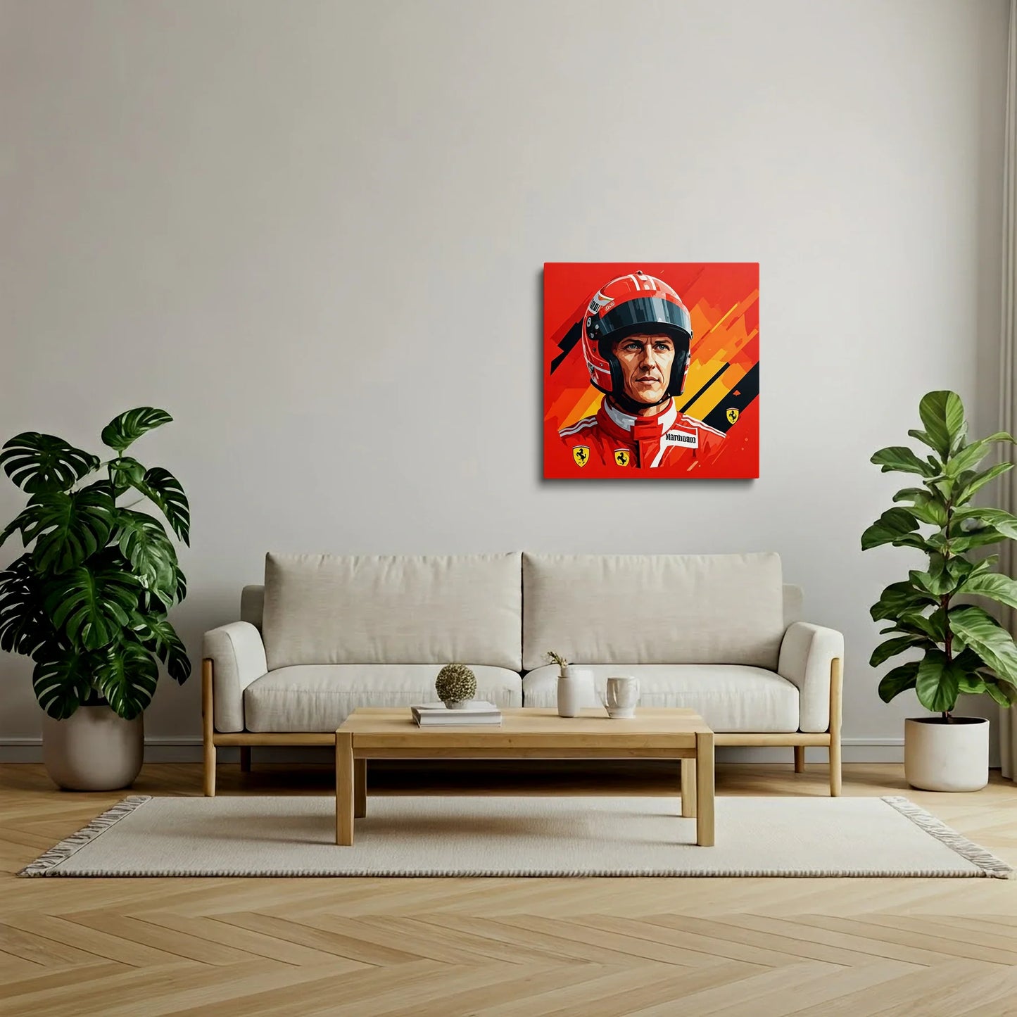 Tablou Modern - Portret Geometric Al Unui Campion