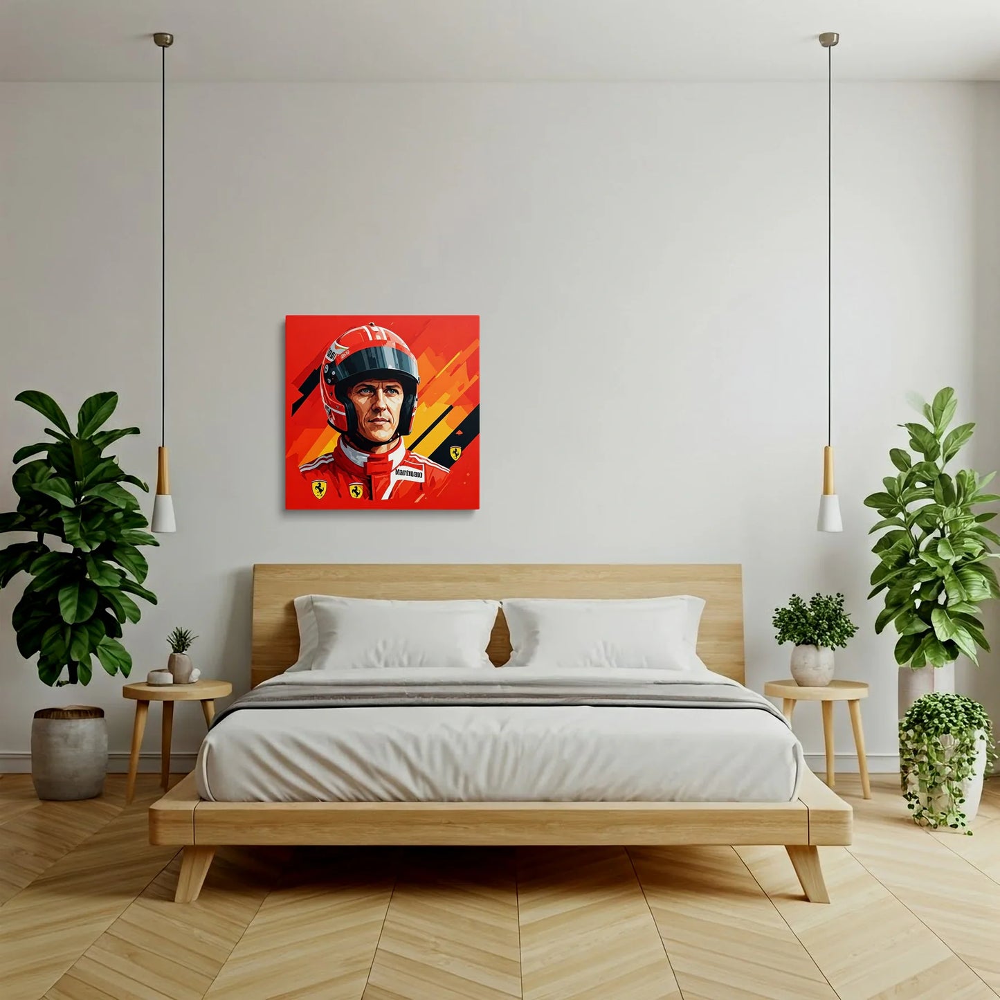 Tablou Modern - Portret Geometric Al Unui Campion