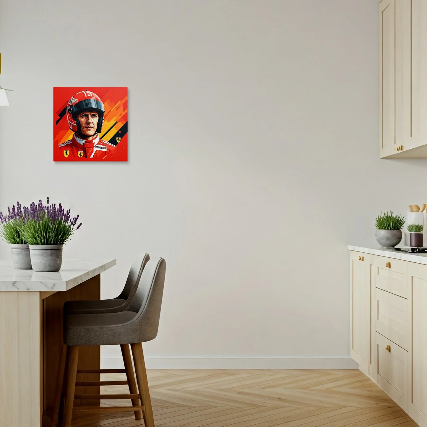 Tablou Modern - Portret Geometric Al Unui Campion