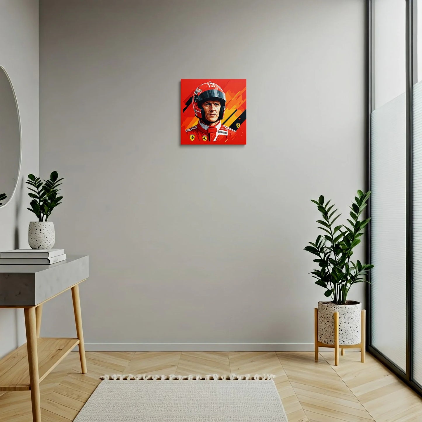 Tablou Modern - Portret Geometric Al Unui Campion