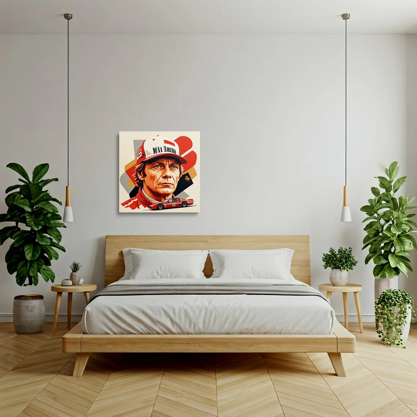 Tablou Modern - Portret Cubist Niki Lauda