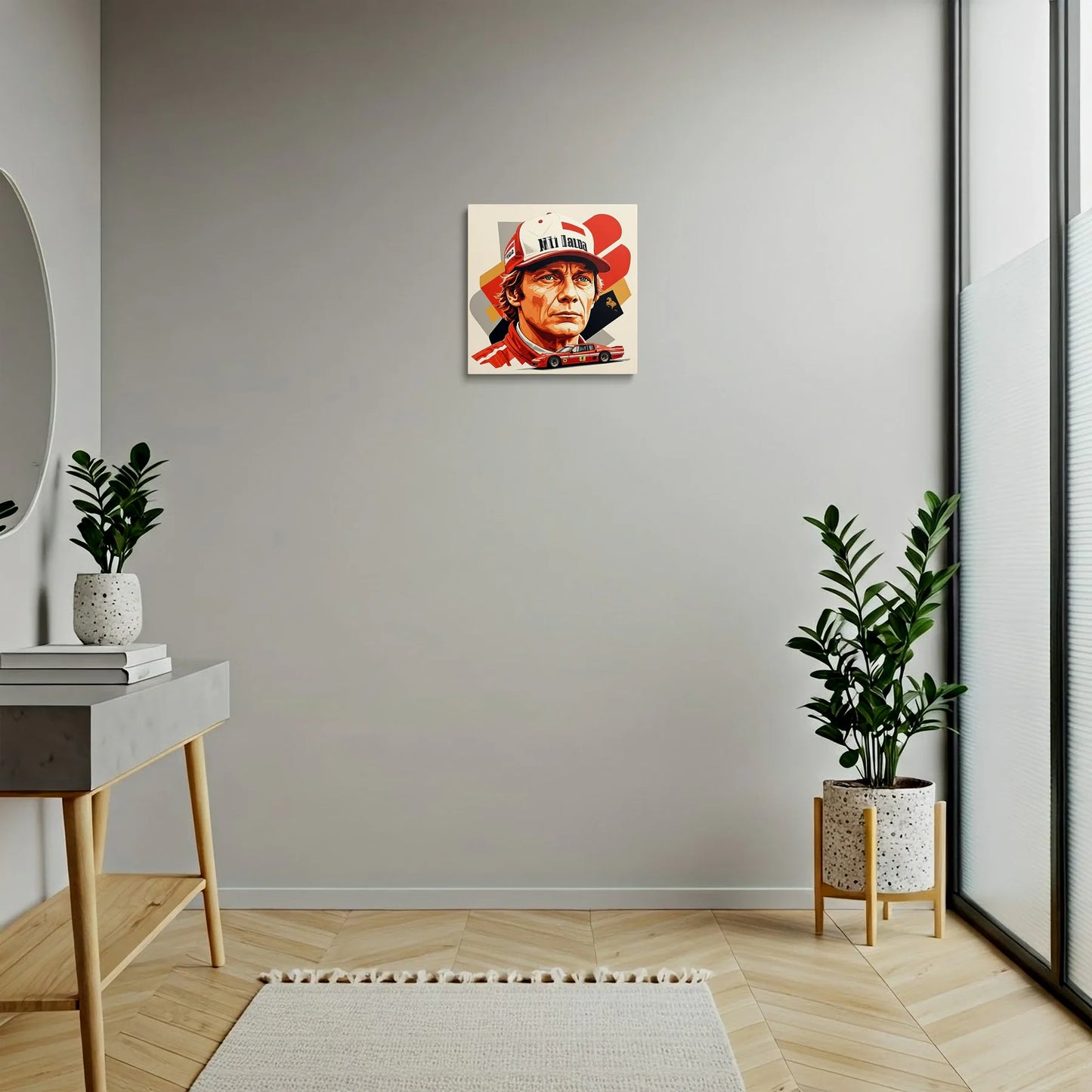 Tablou Modern - Portret Cubist Niki Lauda