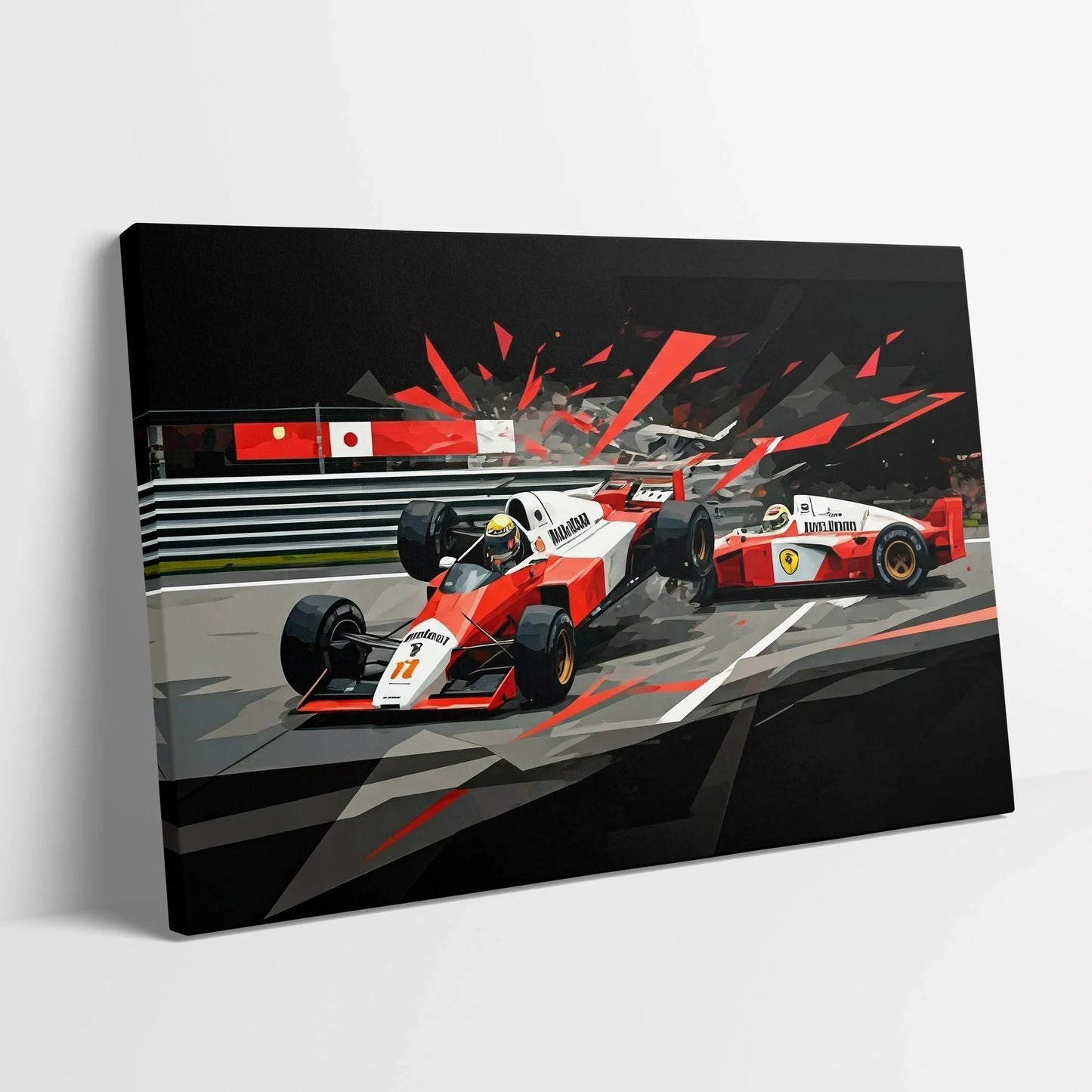 Tablou Modern - Incident Legendar în Formula 1