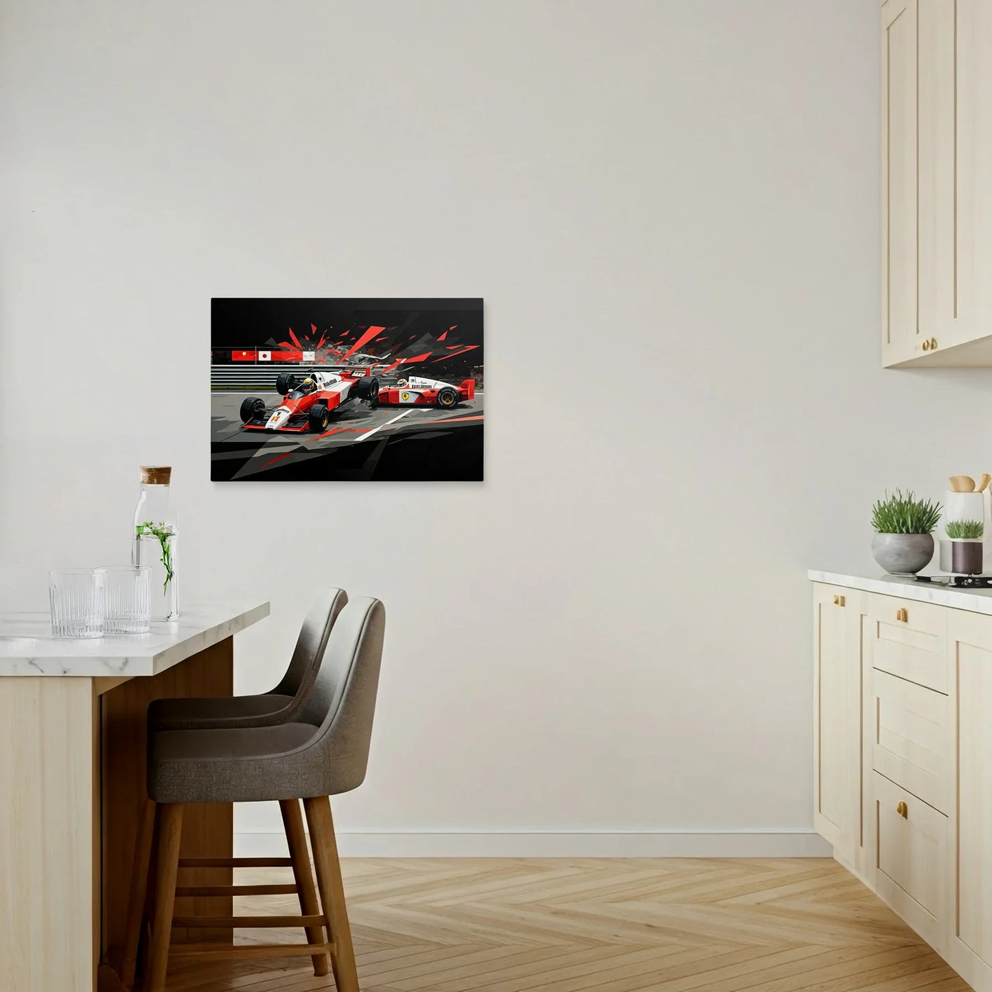 Tablou Modern - Incident Legendar în Formula 1