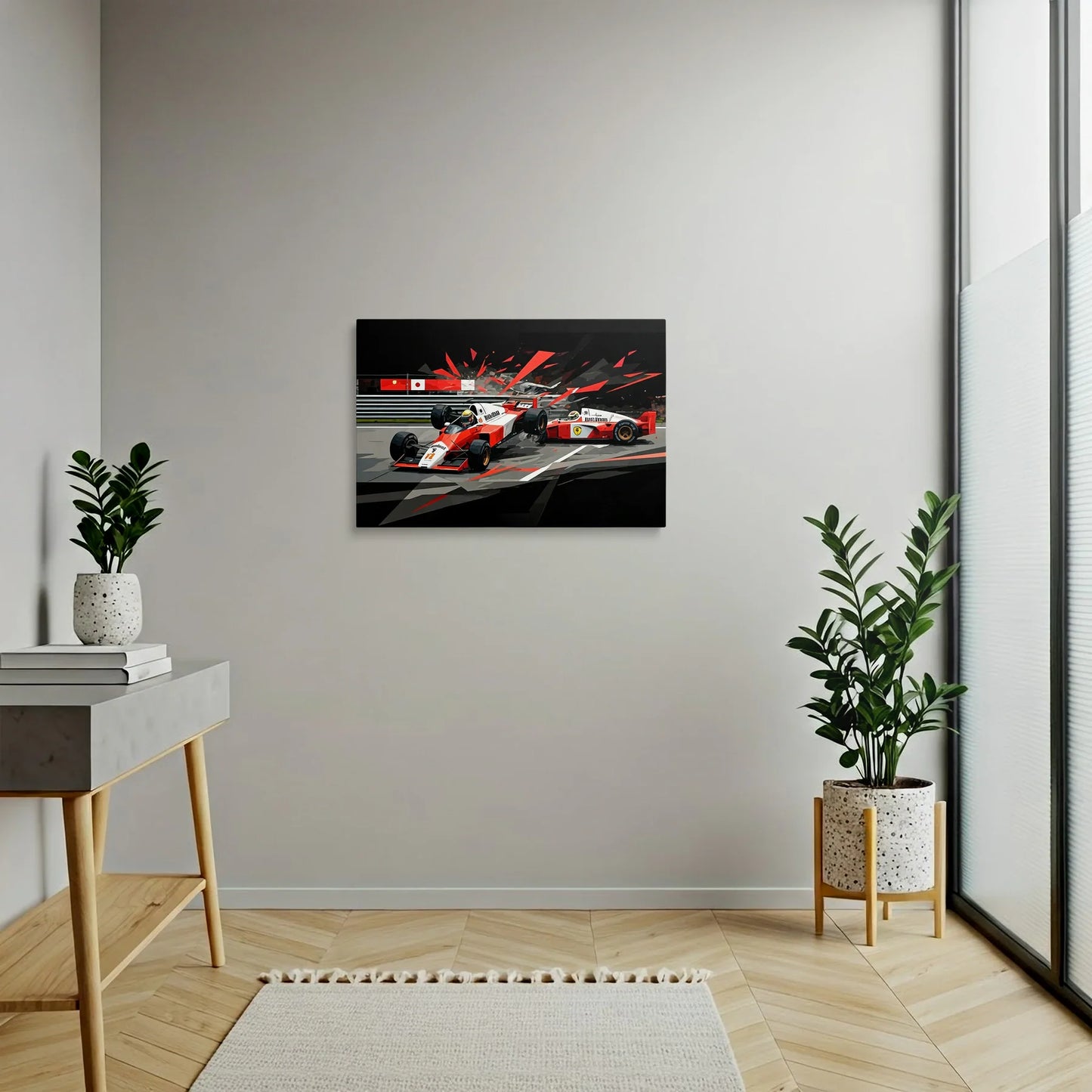 Tablou Modern - Incident Legendar în Formula 1