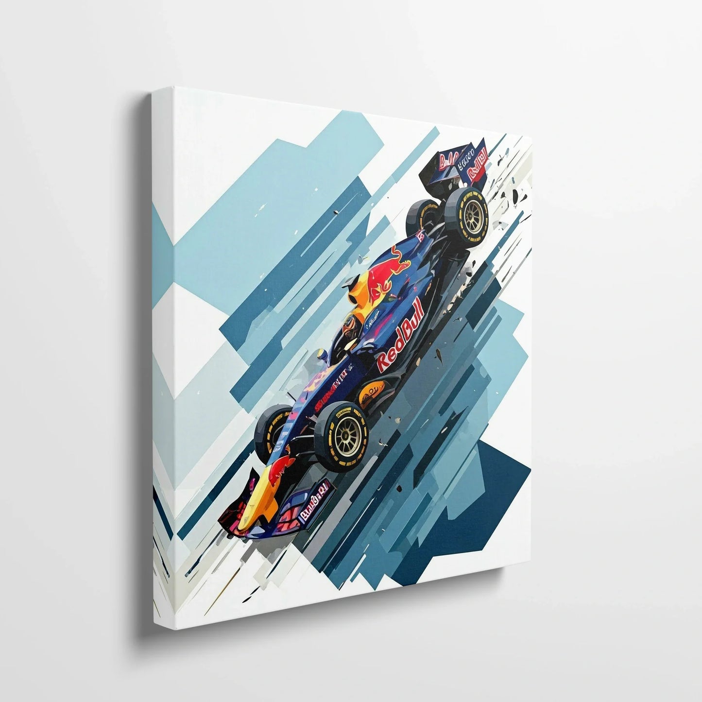 Tablou Modern - Formula 1 în Cubism Expressiv