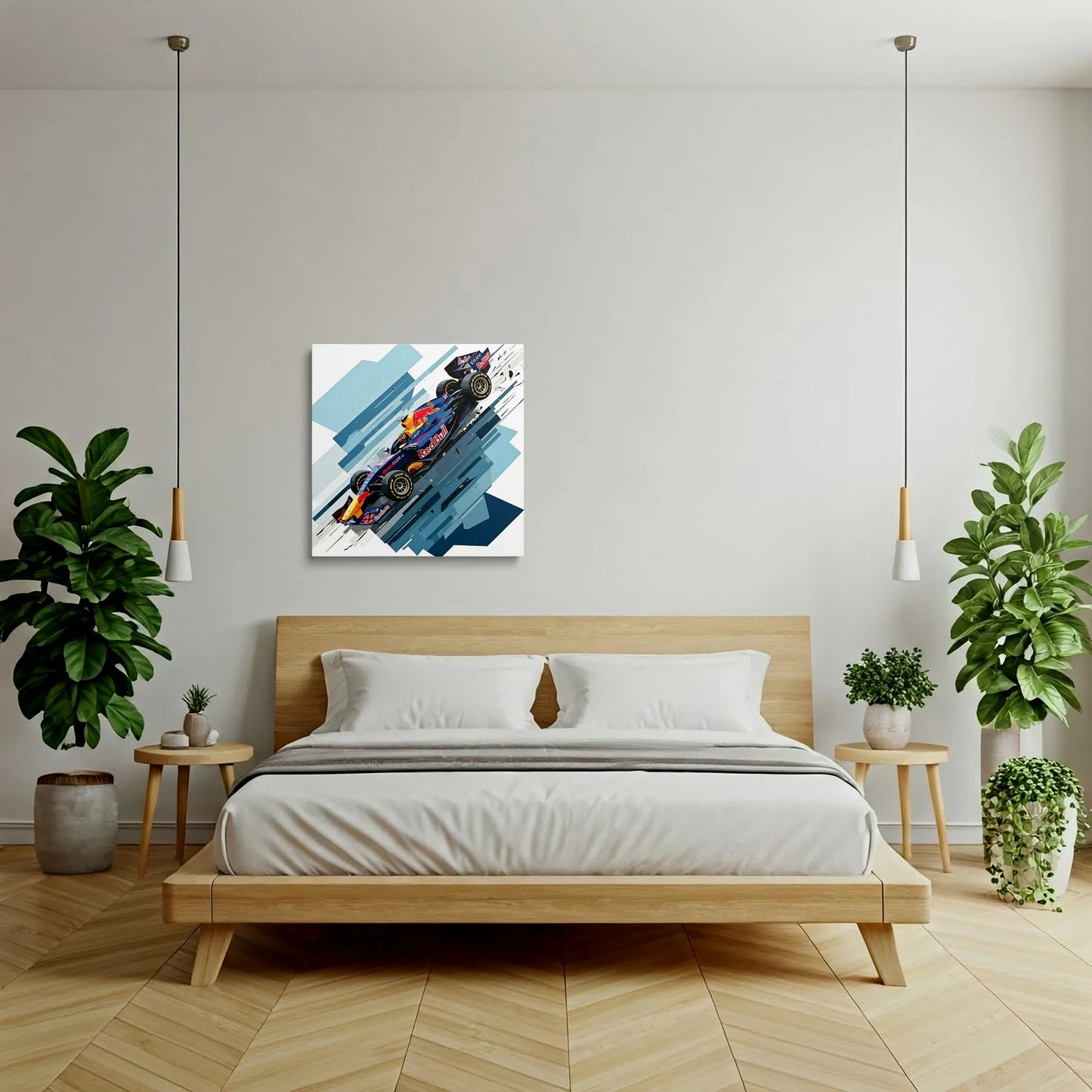 Tablou Modern - Formula 1 în Cubism Expressiv